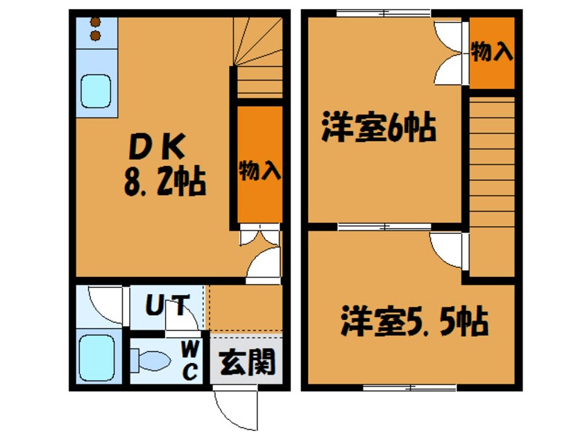 間取図 コーポHERO亀田港