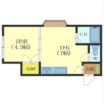 間取図 ハイツワン