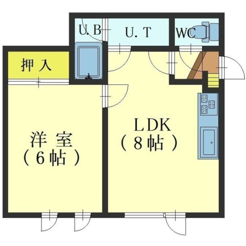 間取図 ルィーダハイツ