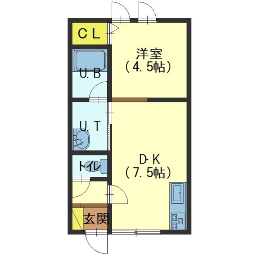 間取図 パオス神山