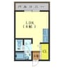 ダイワハイツ深堀 1Rの間取り