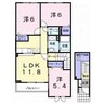 ベルアンジュ 3LDKの間取り