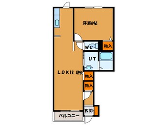 間取図 パラシオン桔梗
