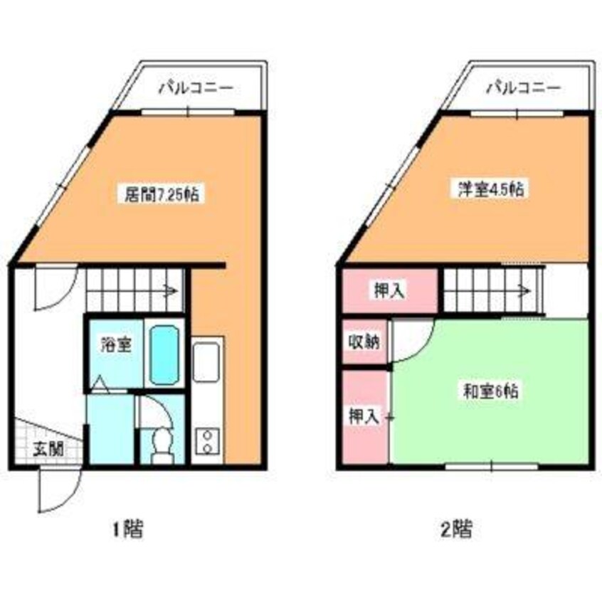 間取図 コートハウス的場