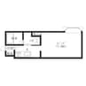 グレース21 1Kの間取り