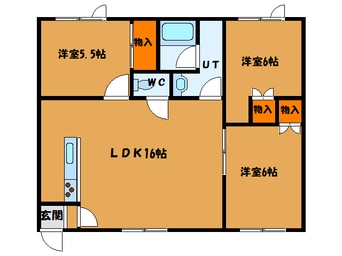 間取図 コーポサチ