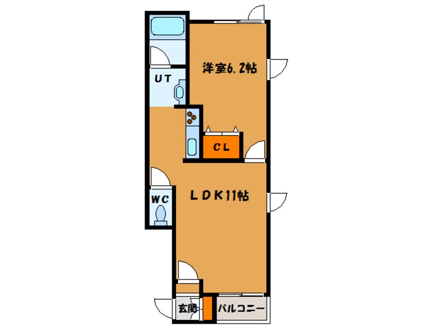 間取図 リヴェール松陰