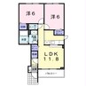 TERRACE HOUSE S 2LDKの間取り