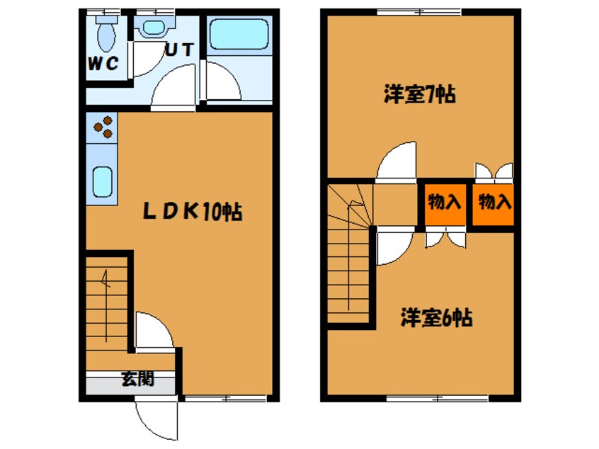 間取図 コーポ純5