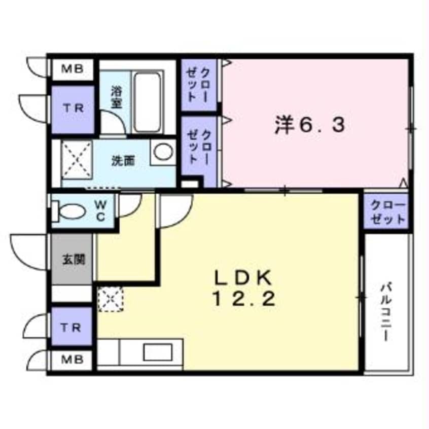 間取図 ジュネス松陰