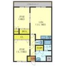 ジュエルタウン湯川Ⅲ 2LDKの間取り