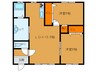 ヒルトン函館戸倉Ⅱ 2LDKの間取り