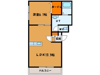 間取図 セゾンクレールＡｏｙａｇｉⅡ