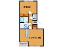 α zoneⅡの間取図