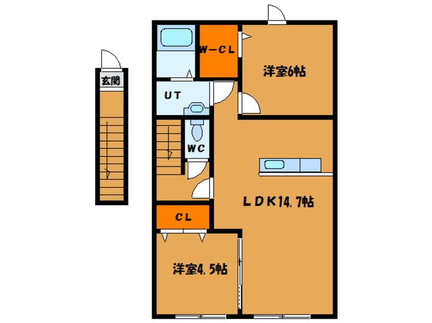 間取図 メゾンKT13号館