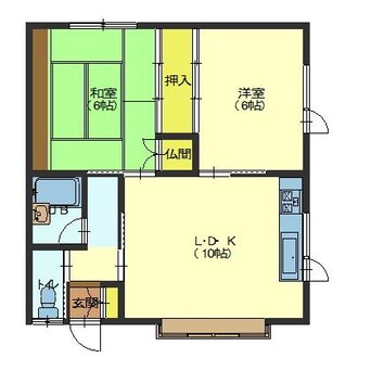 間取図 レジデンス髙木