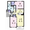 ファーストレジデンス 2LDKの間取り