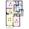 ファーストレジデンス 2LDKの間取り