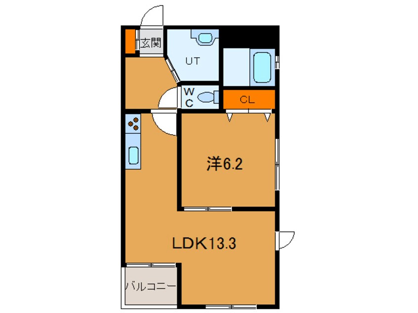 間取図 ドミール大門