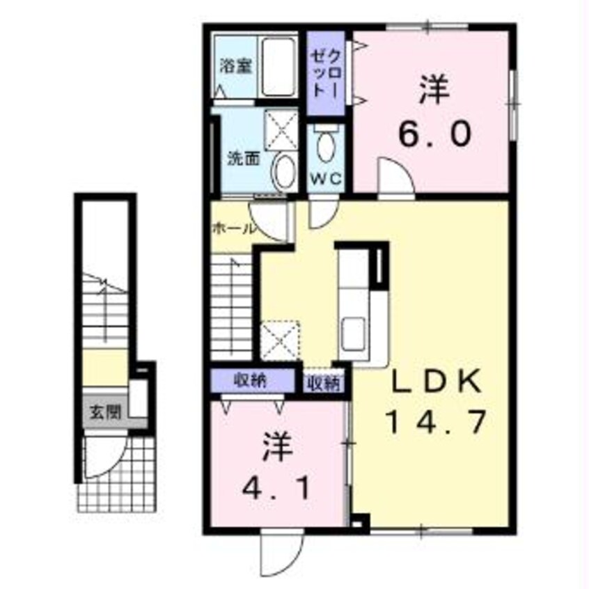 間取図 ベル・プロムナードⅣ