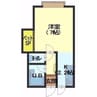 ルシール陣川 1Kの間取り