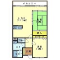 メゾンパティオ富岡の間取図