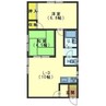 ラスティブ杉並 2LDKの間取り
