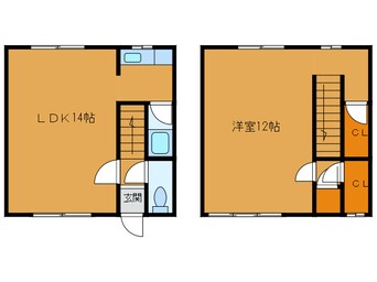 間取図 パレスおーまち