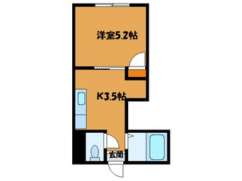 間取図 パレス深堀