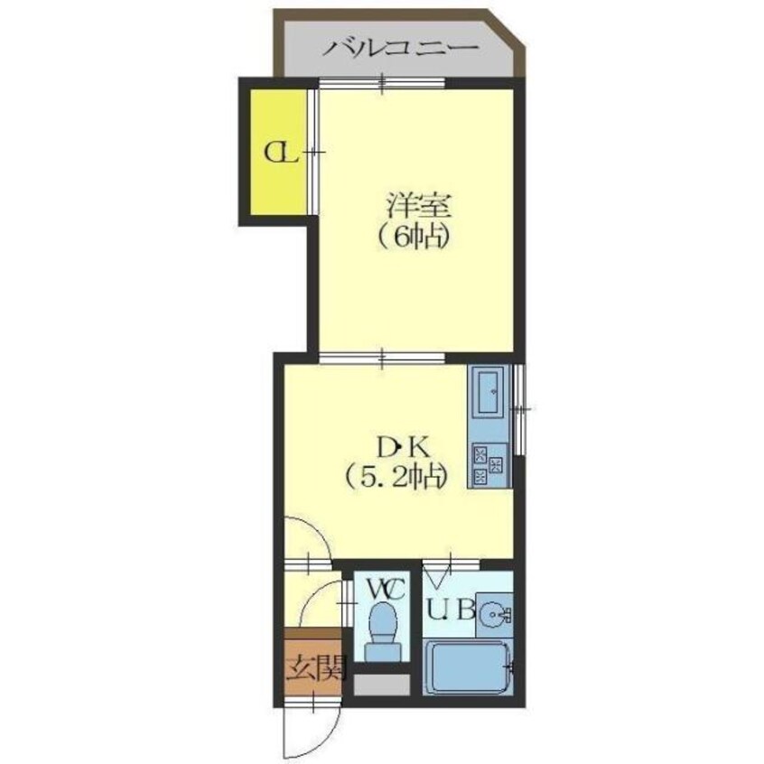 間取図 エミネンス五稜郭