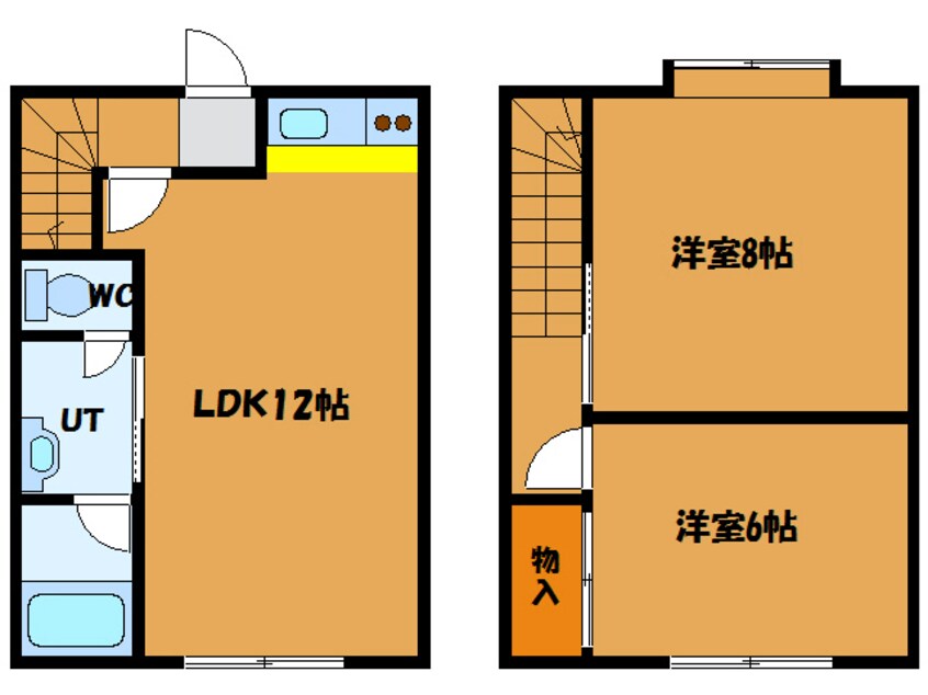 間取図 深堀町メゾネット