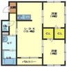 NEW PIAZZA 2LDKの間取り