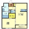 NEW PIAZZA 1LDKの間取り