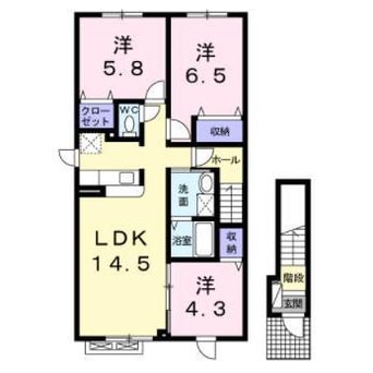 間取図 メゾンドソレイユ