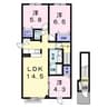 メゾンドソレイユ 3LDKの間取り
