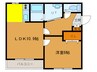 セゾンクレール昭和 1LDKの間取り