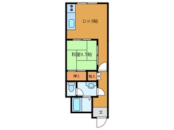 間取図 本町ハイツタイプⅠ