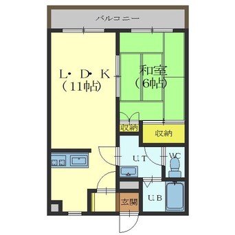 間取図 本町ハイツタイプⅠ