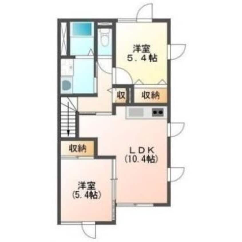 間取図 Crystal Villa