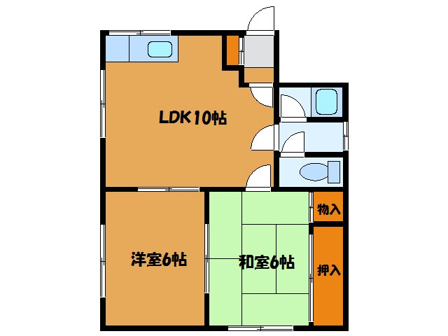 間取り図 入舟町1棟2戸