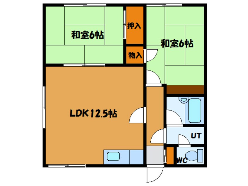 間取図 あかしやハイツ