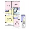 エスポアールＢ 3LDKの間取り