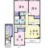 エスポアールＢ 3LDKの間取り