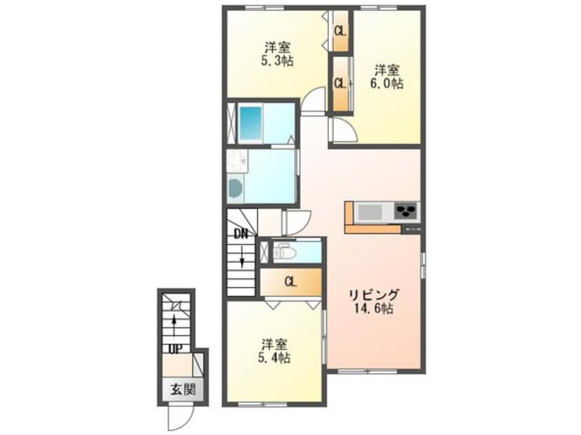 間取図 スカイ・レラ