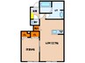 D-room七重浜 1LDKの間取り