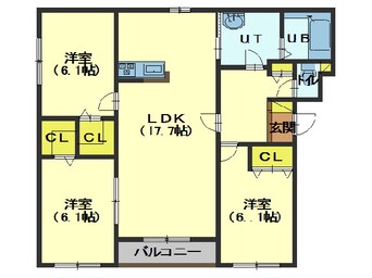 間取図 メイプル