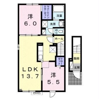 間取図 フェリスビラ