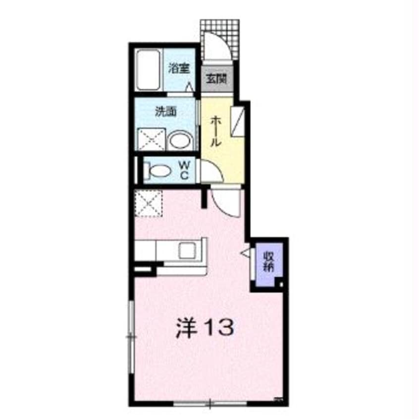 間取図 ベルアビタシオンⅡ