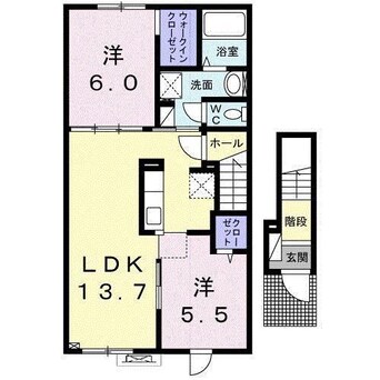 間取図 ペーシュ高丘