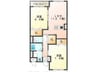 Villa Yayoi 2LDKの間取り